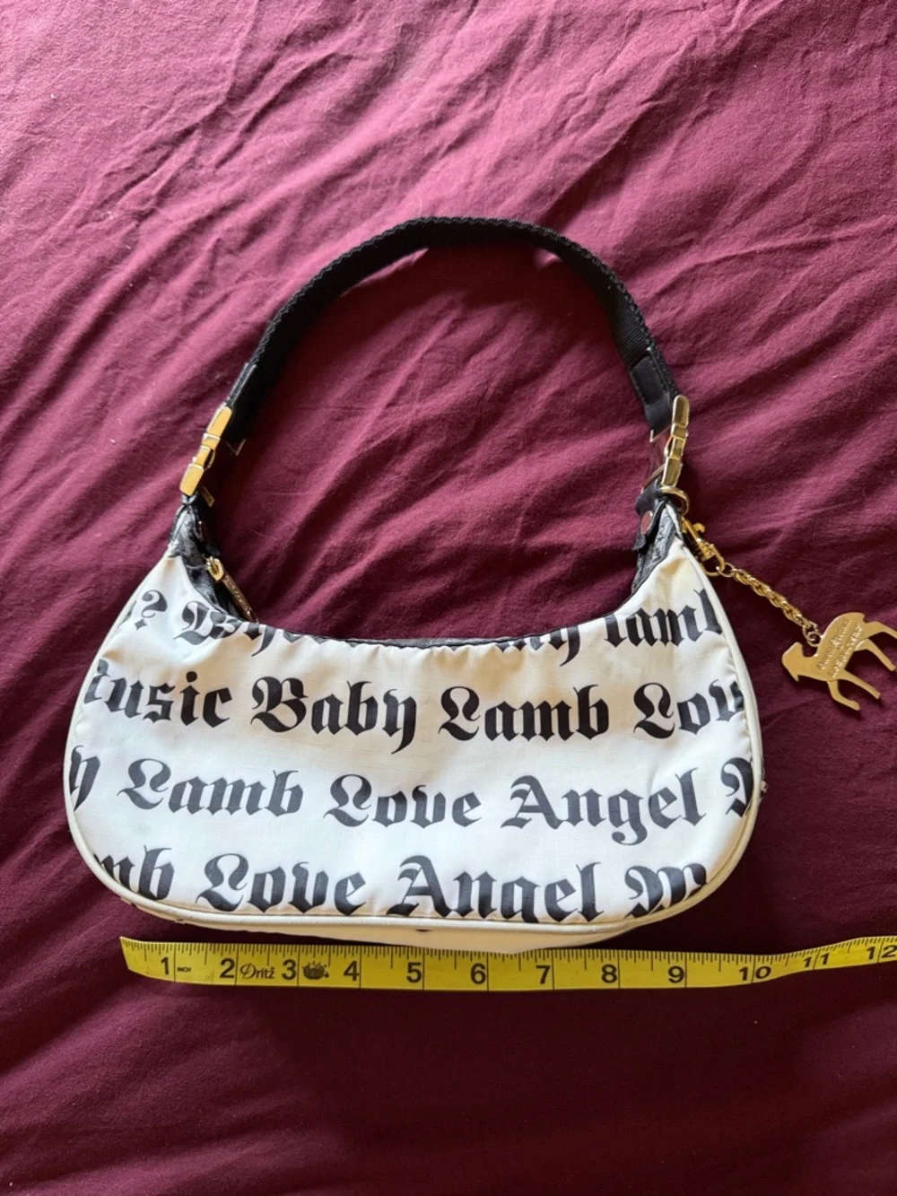 L.A.M.B. By Gwen Stefani for Le Sportsac with Gold Charm mini bag - Picture 1 of 8